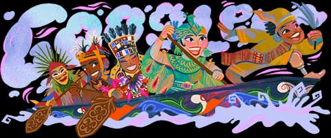 Pacu Jalur Riau Jadi Inspirasi Google Doodle Perayaan HUT RI