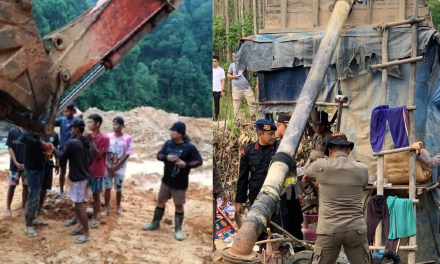 Polisi Bongkar PETI di Sijunjung, Temukan Diduga Emas Murni