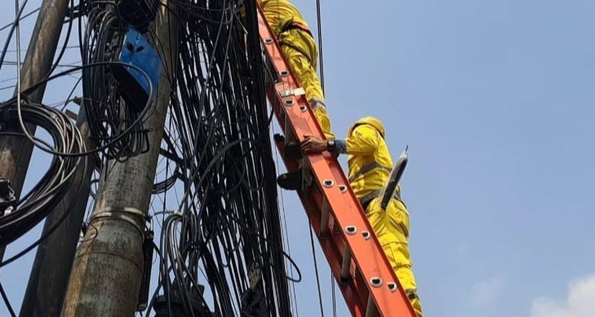 Kabel Fiber Optik Bebani PJU Tangsel, Dishub Beri Peringatan